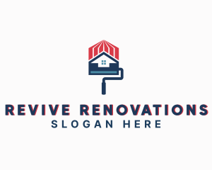 Renovation - House Paint Renovation logo design