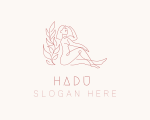 Human - Nude Sexy Lady logo design