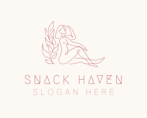 Nude Sexy Lady logo design