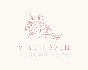 Nude Sexy Lady logo design