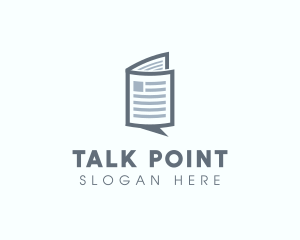 Speak - News Chat Messaging logo design