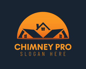 Sunset Home Residential logo design