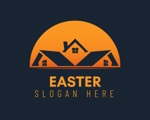 Orange - Sunset Home Residential logo design