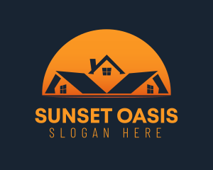 Sunset Home Residential logo design