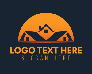 Orange - Sunset Home Residential logo design