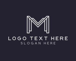 Industrial - Industrial Mail Letter M logo design