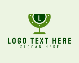 Irish - Irish Horseshoe Glass logo design