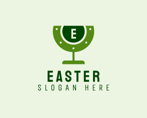 Saint - Irish Horseshoe Glass logo design