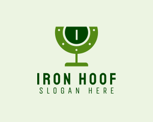 Irish Horseshoe Glass logo design