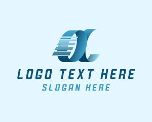 Financing - Professional Logistics  Letter A logo design
