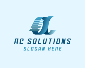 Professional Logistics  Letter A logo design