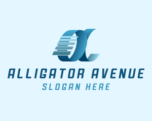 Professional Logistics  Letter A logo design