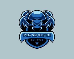 Arachnid - Gamer Esports Spider logo design