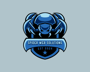 Gamer Esports Spider logo design