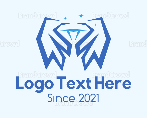 Blue Diamond Wings Logo