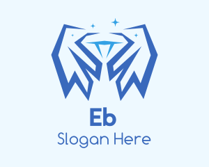 Blue Diamond Wings Logo