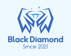 Blue Diamond Wings logo design