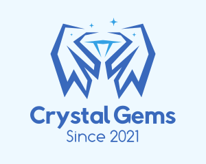 Blue Diamond Wings logo design