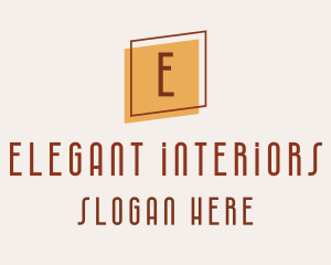 Square Frame Interior Design logo design