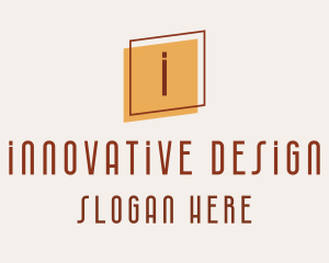 Square Frame Interior Design logo design