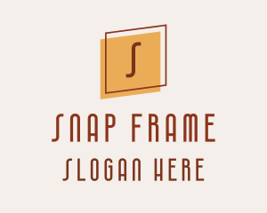 Square Frame Interior Design logo design