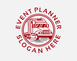 Shipment - Trailer Truck Courier logo design