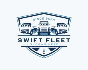 Fleet - Truck Logistics Cargo logo design