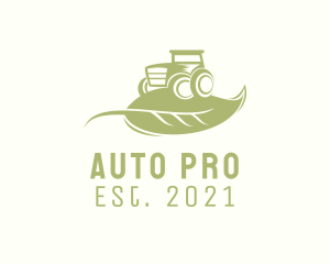 Equipment - Agriculture Leaf Tractor logo design