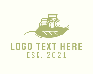 Leaf - Agriculture Leaf Tractor logo design