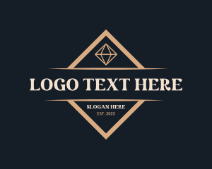 Elegance - Luxury Jewelry Business logo design