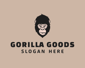 Gorilla - Gorilla Animal Head logo design