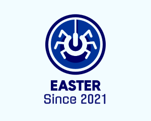 Tech - Digital Blue Spider logo design