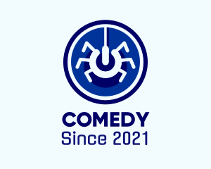 Power - Digital Blue Spider logo design