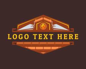 Brick Masonry Construction Logo