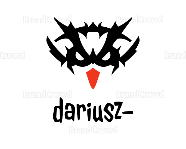 Evil Owl Tattoo Logo