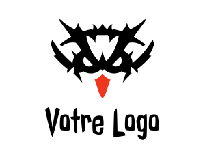Villain - Evil Owl Tattoo logo design
