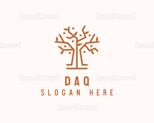 Autumn Forest Tree Logo