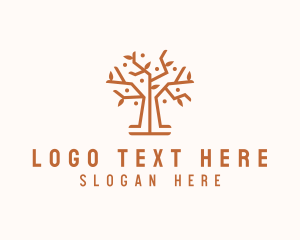 Autumn Forest Tree Logo