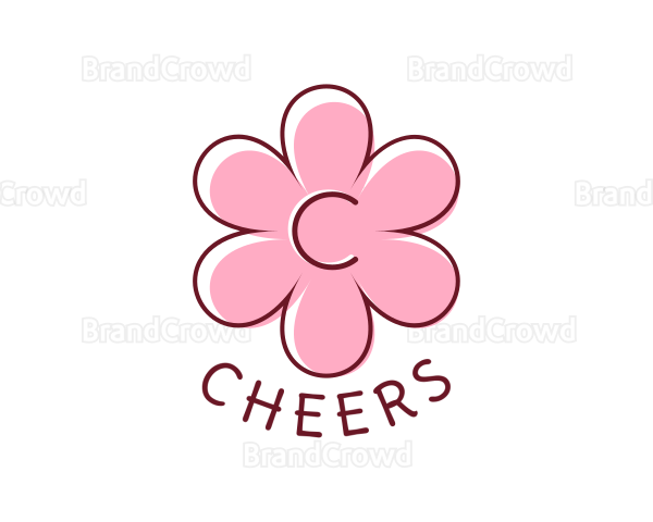 Feminine Flower Garden Florist Logo