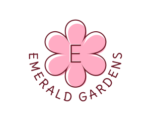 Feminine Flower Garden Florist  logo design