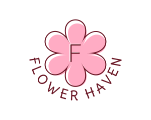 Feminine Flower Garden Florist  logo design