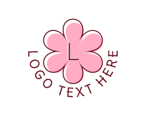 Feminine Flower Garden Florist  Logo