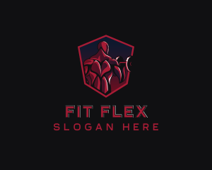 Dumbbell - Dumbbell Fitness Muscle logo design