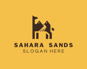 Camel Desert Sand logo design