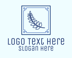 Greek - Greek Leaf Restaurant Food logo design