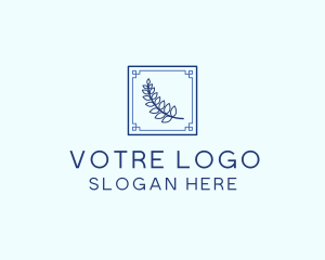 Branch - Greek Leaf Restaurant Food logo design