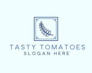 Greek Leaf Restaurant Food logo design