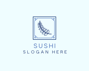 Greek Leaf Restaurant Food logo design