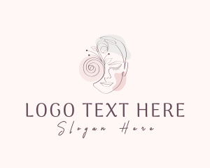 Massage - Face Beauty Feminine logo design