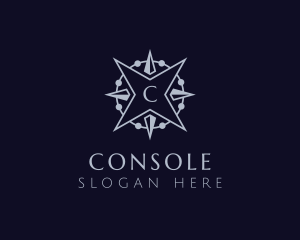 Navigator - Luxury Star Compass logo design